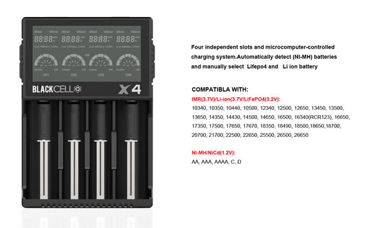 Blackcell  x4 and BU2 Chargers