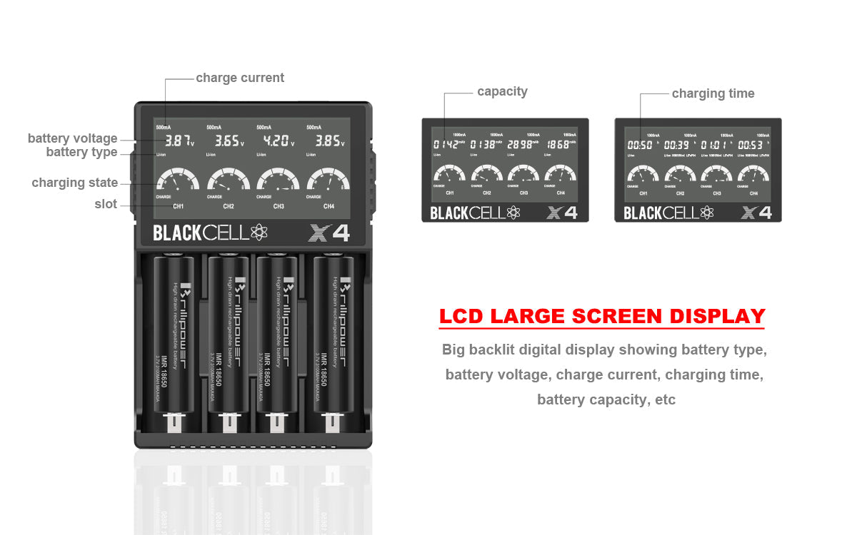 Blackcell  x4 and BU2 Chargers