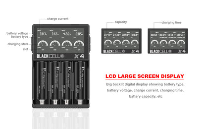Blackcell  x4 and BU2 Chargers